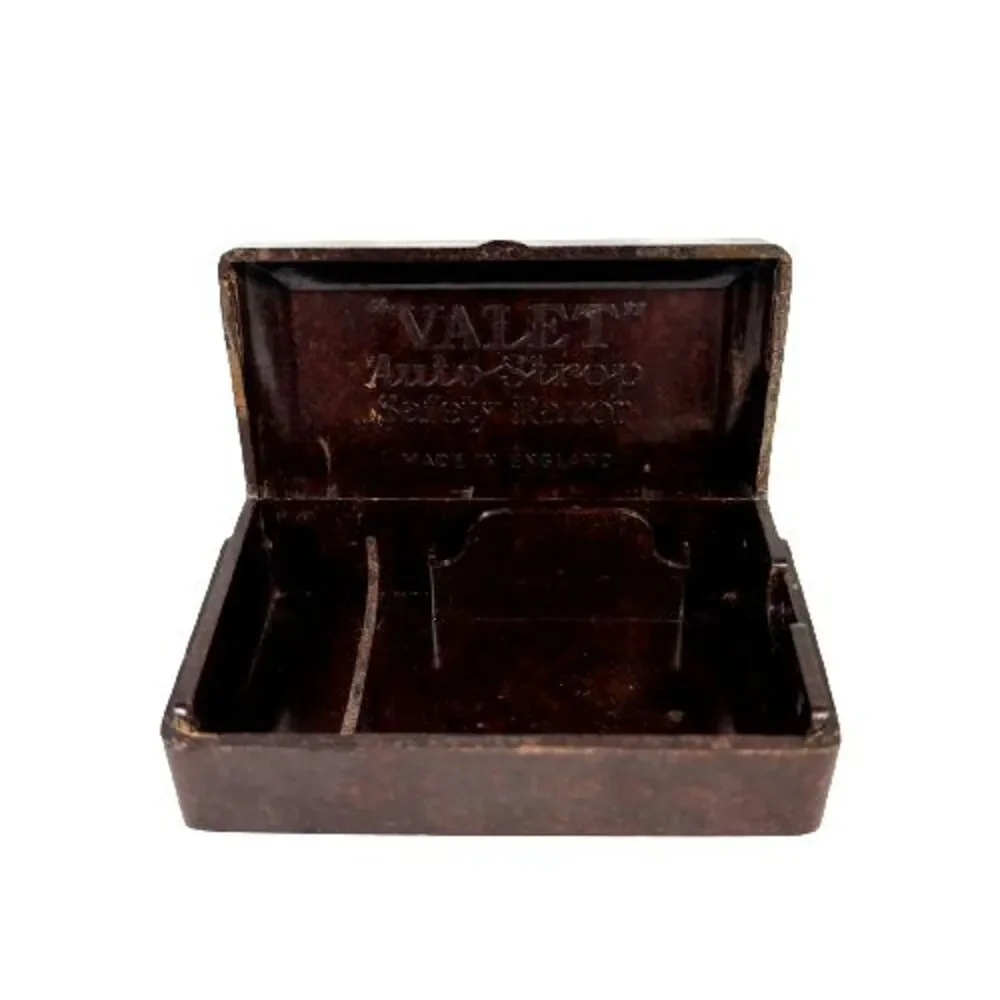 Vintage Valet Auto Strop Safety Razor Set w/ Case & Extra Blade Made in England